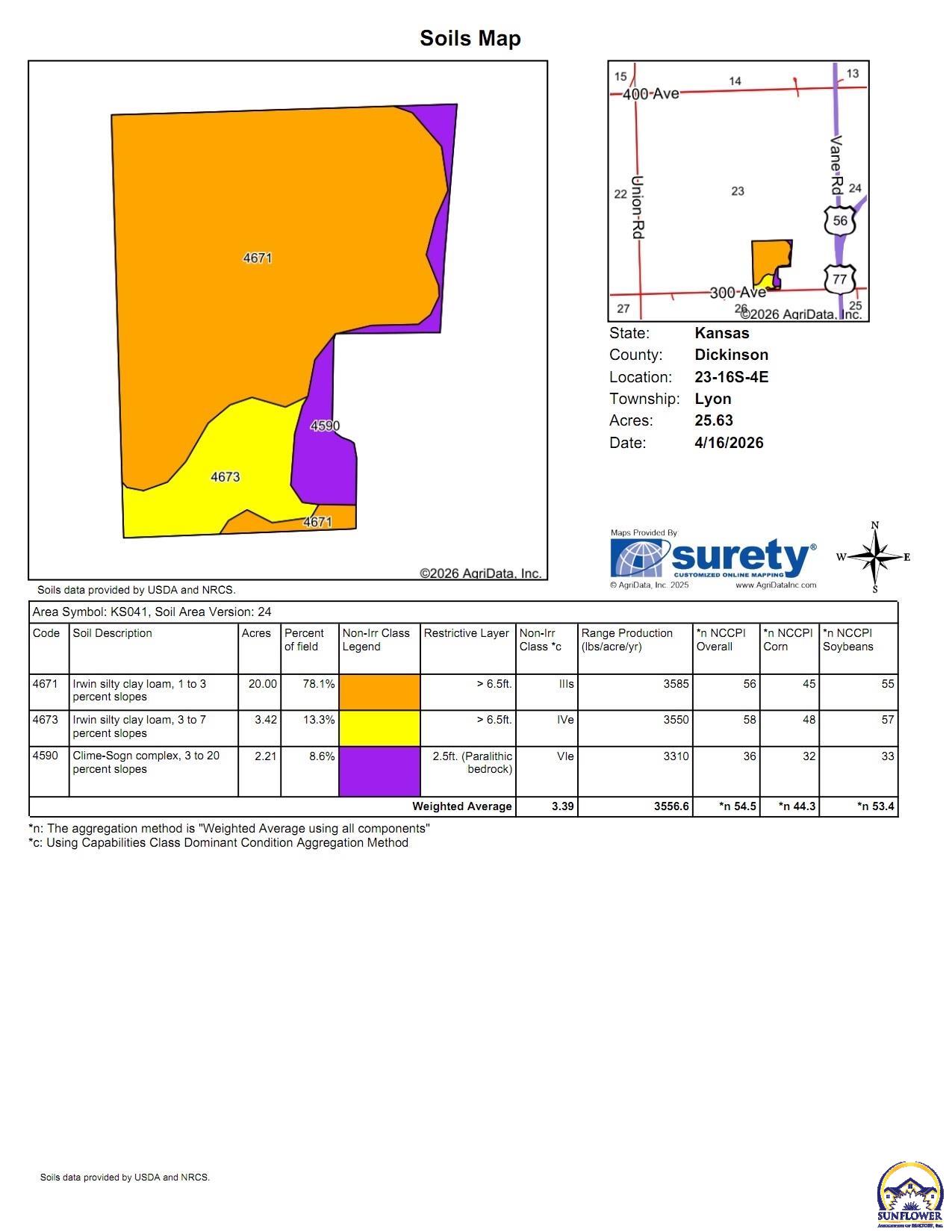 00000 300 Ave, Herington, KS 67449